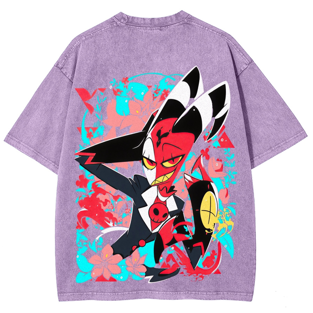 Helluva Boss Unisex Fit Washed T-Shirt 2512021556