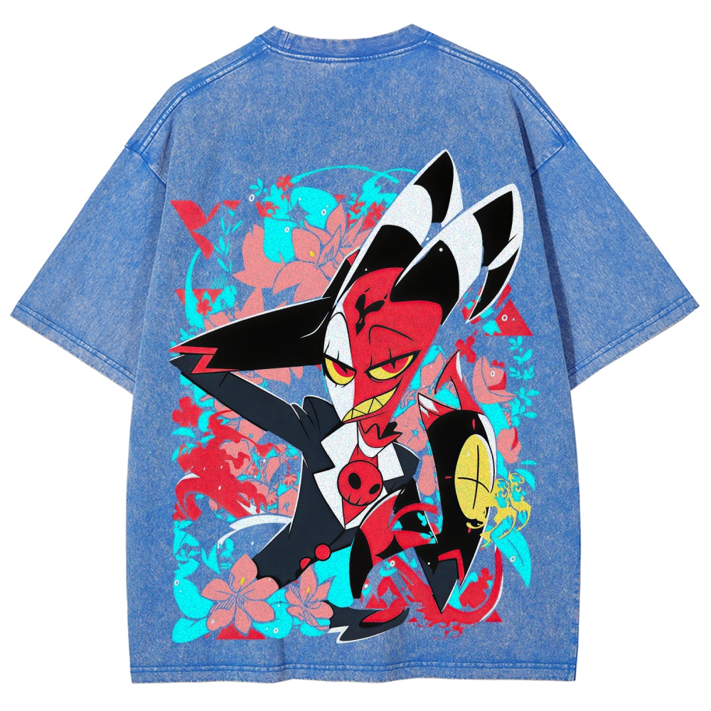 Helluva Boss Unisex Fit Washed T-Shirt 2512021556