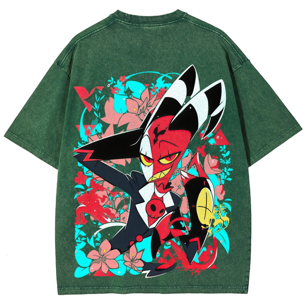 Helluva Boss Unisex Fit Washed T-Shirt 2512021556