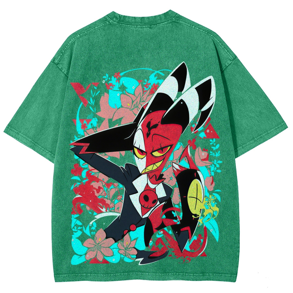 Helluva Boss Unisex Fit Washed T-Shirt 2512021556