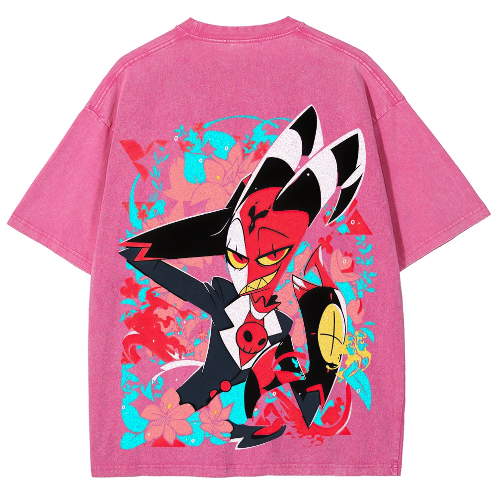 Helluva Boss Unisex Fit Washed T-Shirt 2512021556