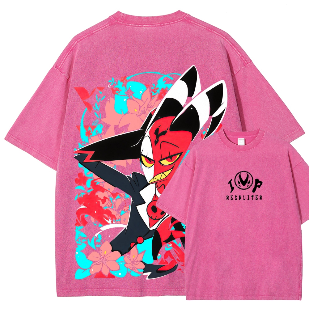 Helluva Boss Unisex Fit Washed T-Shirt 2512021556