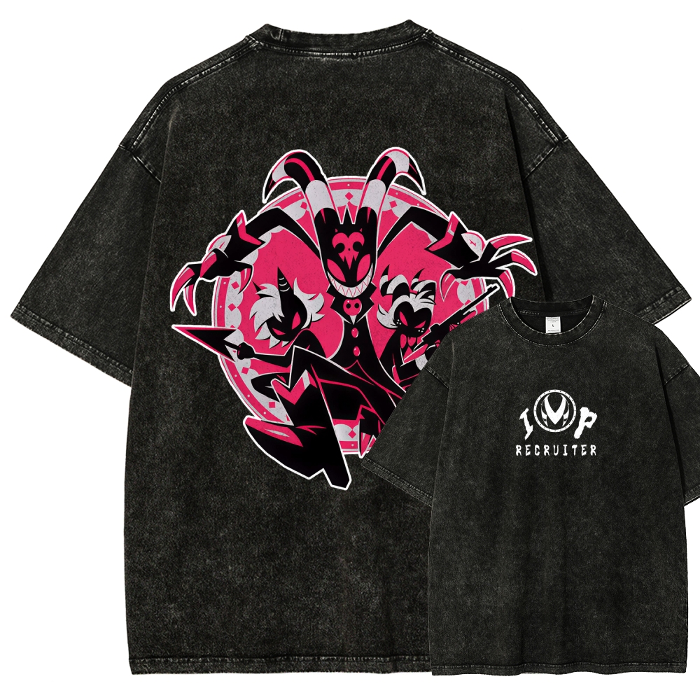 Helluva Boss Unisex Fit Washed T-Shirt 2512021559