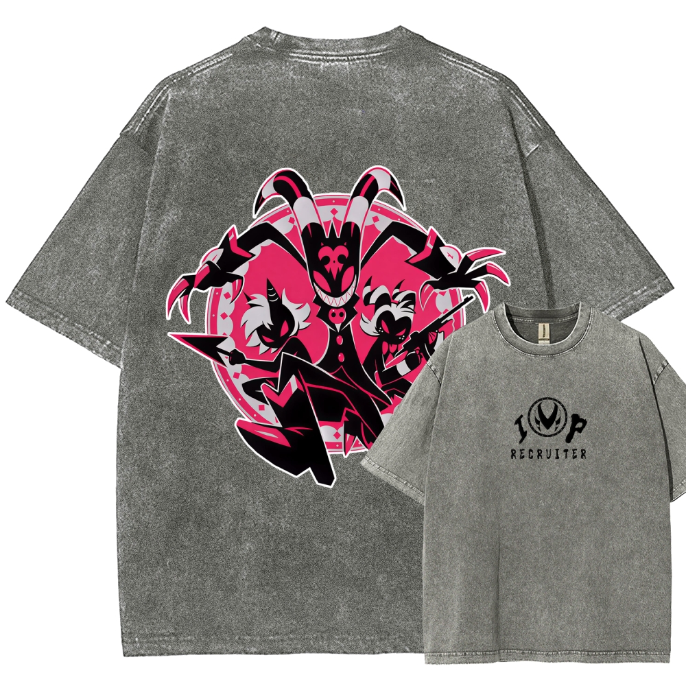 Helluva Boss Unisex Fit Washed T-Shirt 2512021559