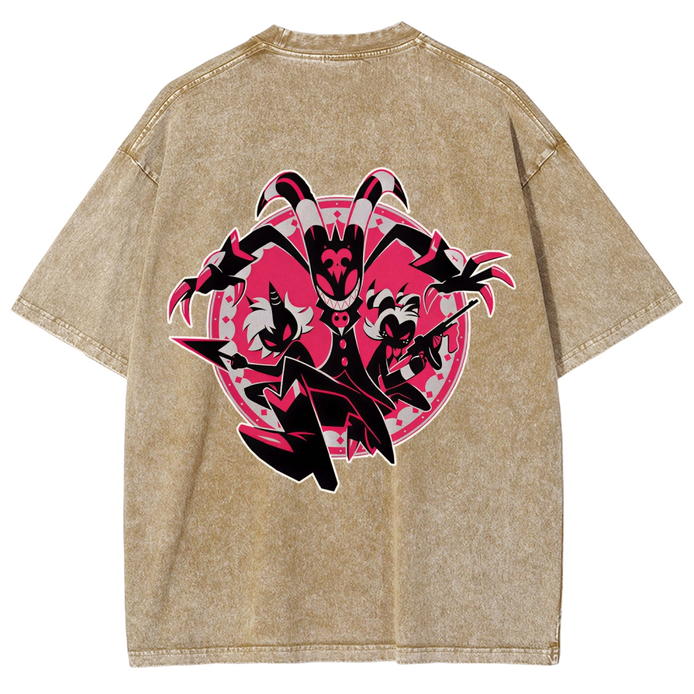 Helluva Boss Unisex Fit Washed T-Shirt 2512021559