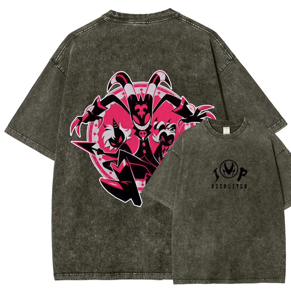 Helluva Boss Unisex Fit Washed T-Shirt 2512021559