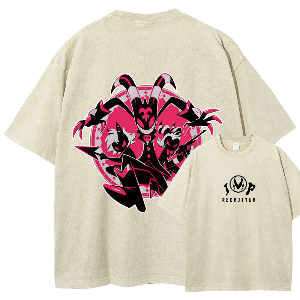 Helluva Boss Unisex Fit Washed T-Shirt 2512021559