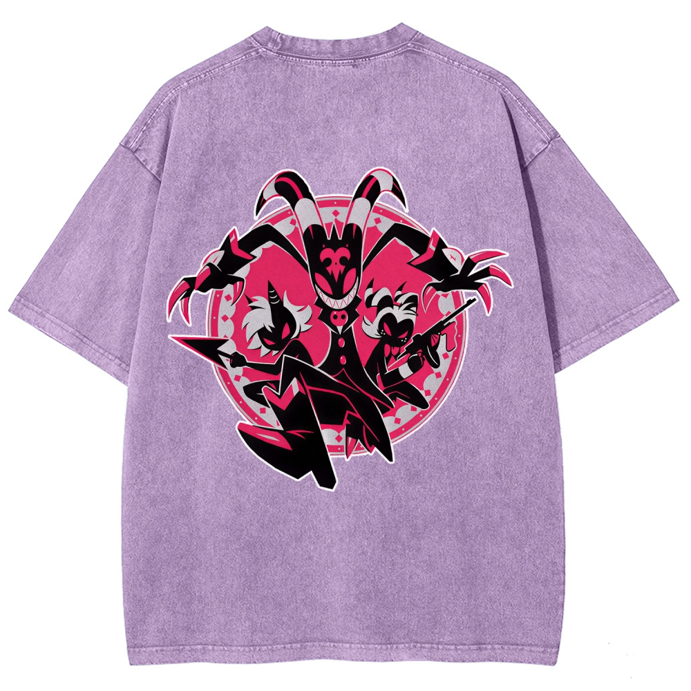 Helluva Boss Unisex Fit Washed T-Shirt 2512021559