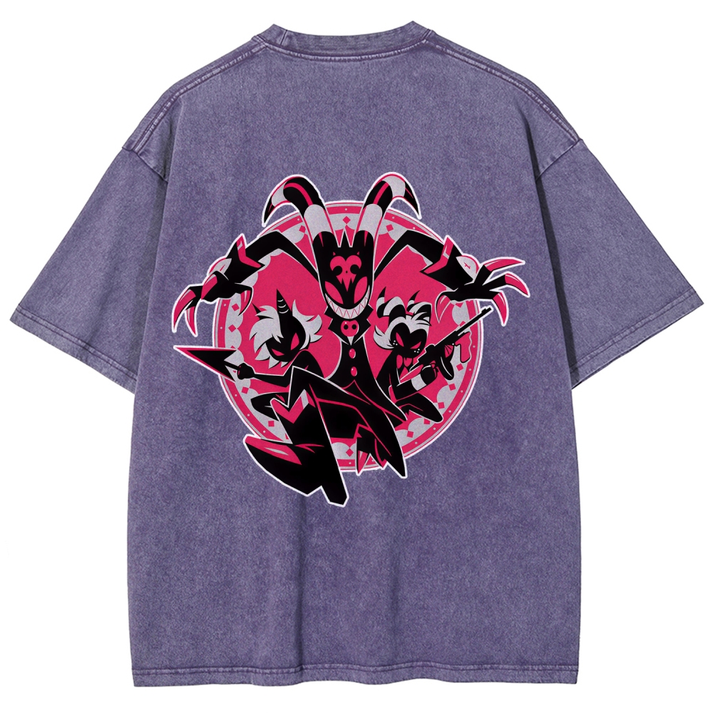 Helluva Boss Unisex Fit Washed T-Shirt 2512021559