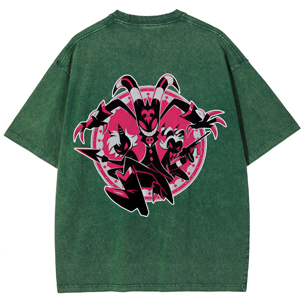 Helluva Boss Unisex Fit Washed T-Shirt 2512021559