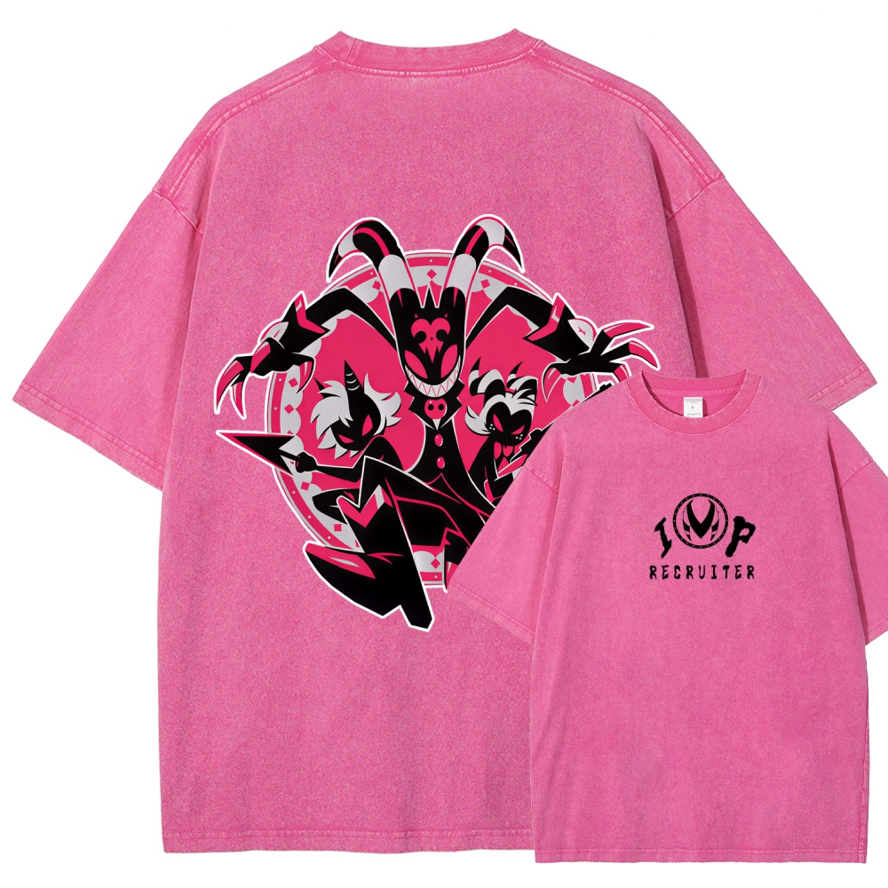 Helluva Boss Unisex Fit Washed T-Shirt 2512021559