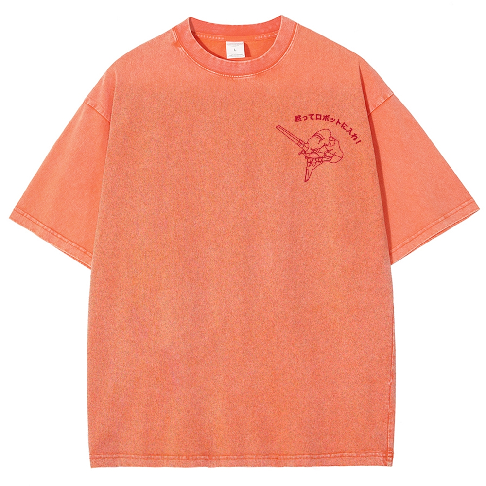 Neon Genesis EvangelionUnisex Fit Washed T-Shirt 2512021615