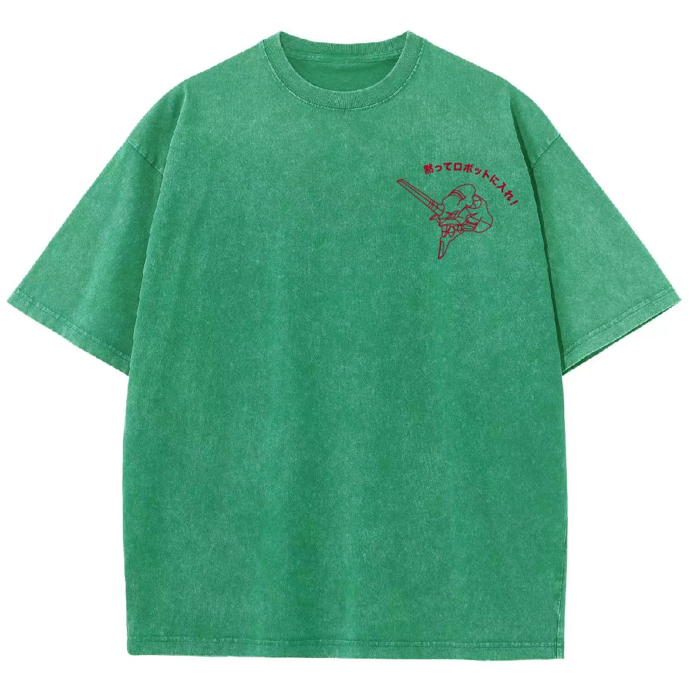 Neon Genesis EvangelionUnisex Fit Washed T-Shirt 2512021615