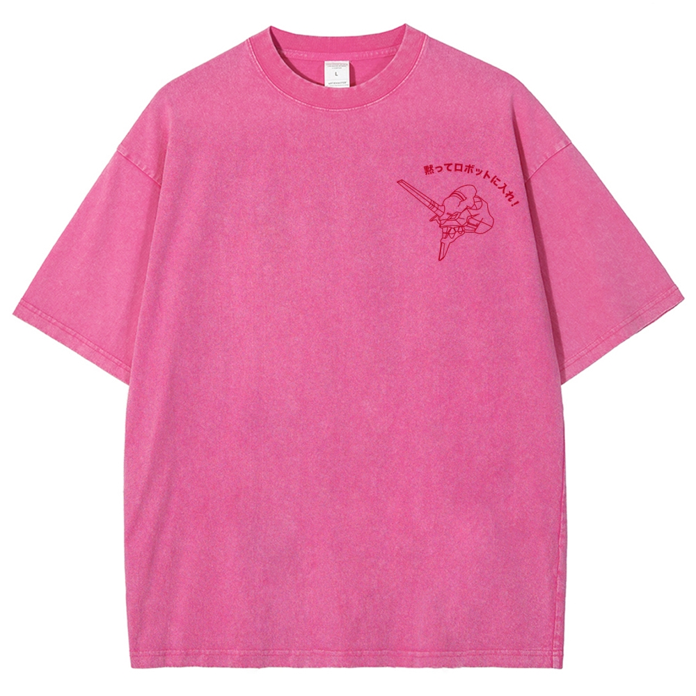 Neon Genesis EvangelionUnisex Fit Washed T-Shirt 2512021615