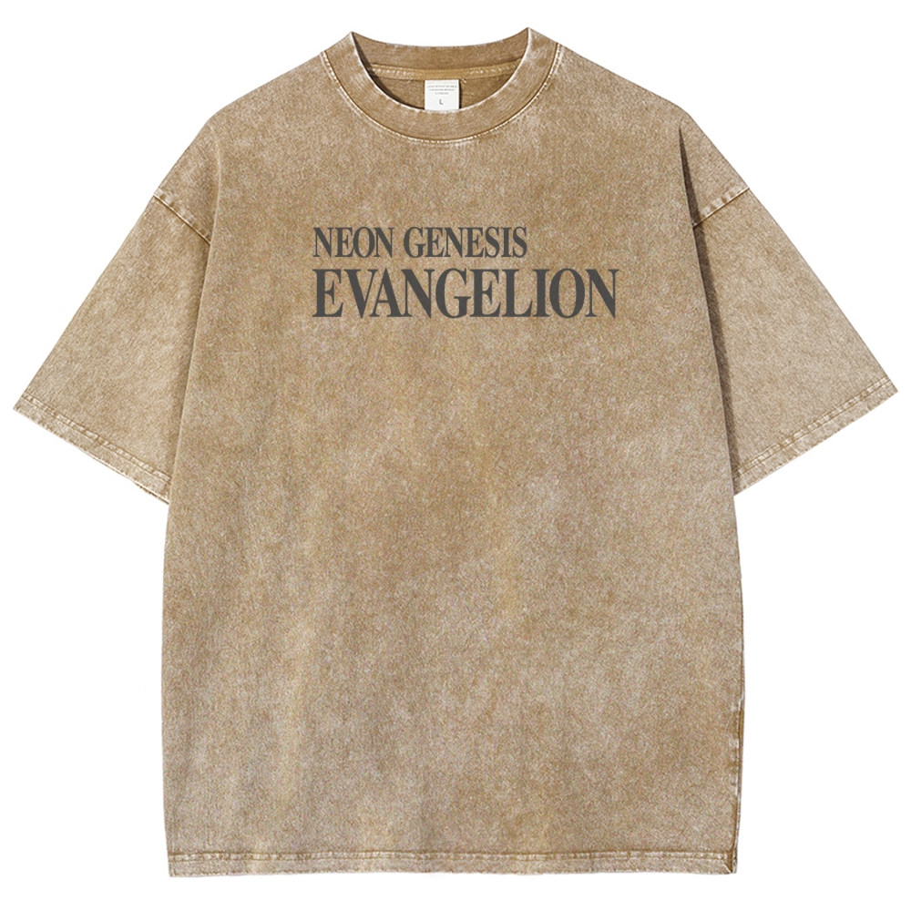 Neon Genesis EvangelionUnisex Fit Washed T-Shirt 2512021623