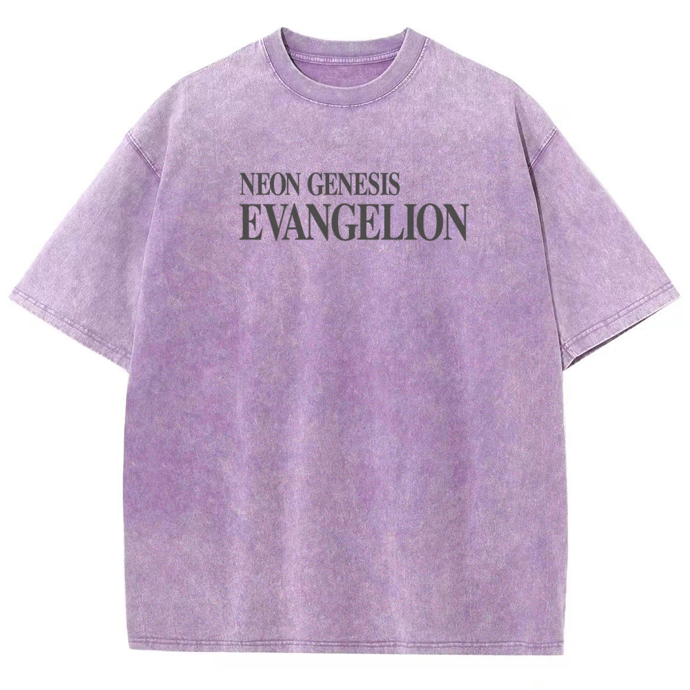 Neon Genesis EvangelionUnisex Fit Washed T-Shirt 2512021623