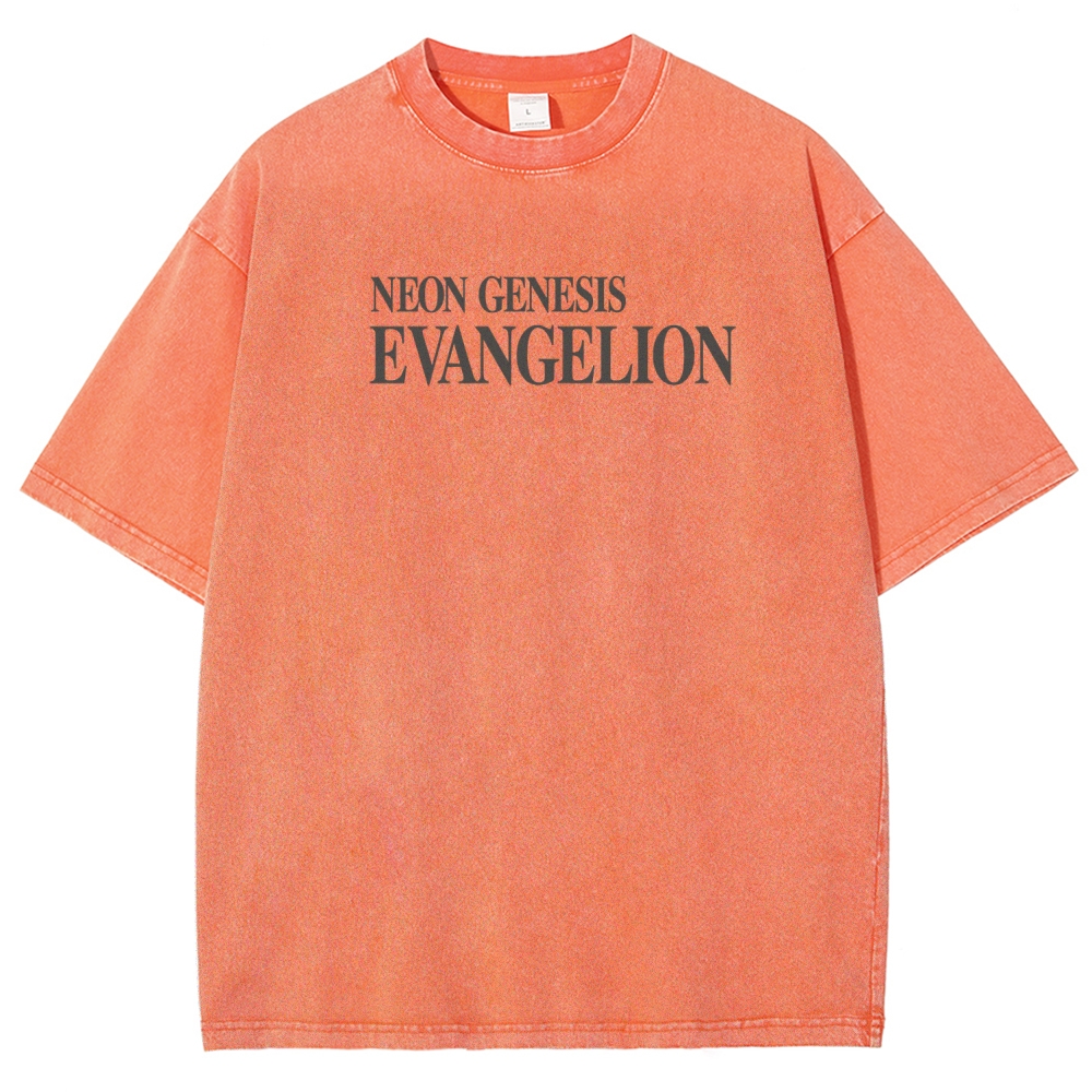 Neon Genesis EvangelionUnisex Fit Washed T-Shirt 2512021623