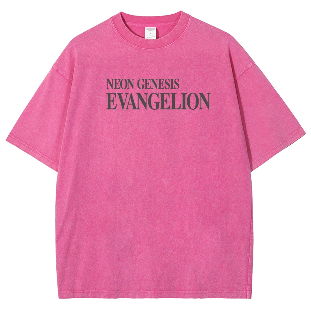 Neon Genesis EvangelionUnisex Fit Washed T-Shirt 2512021623