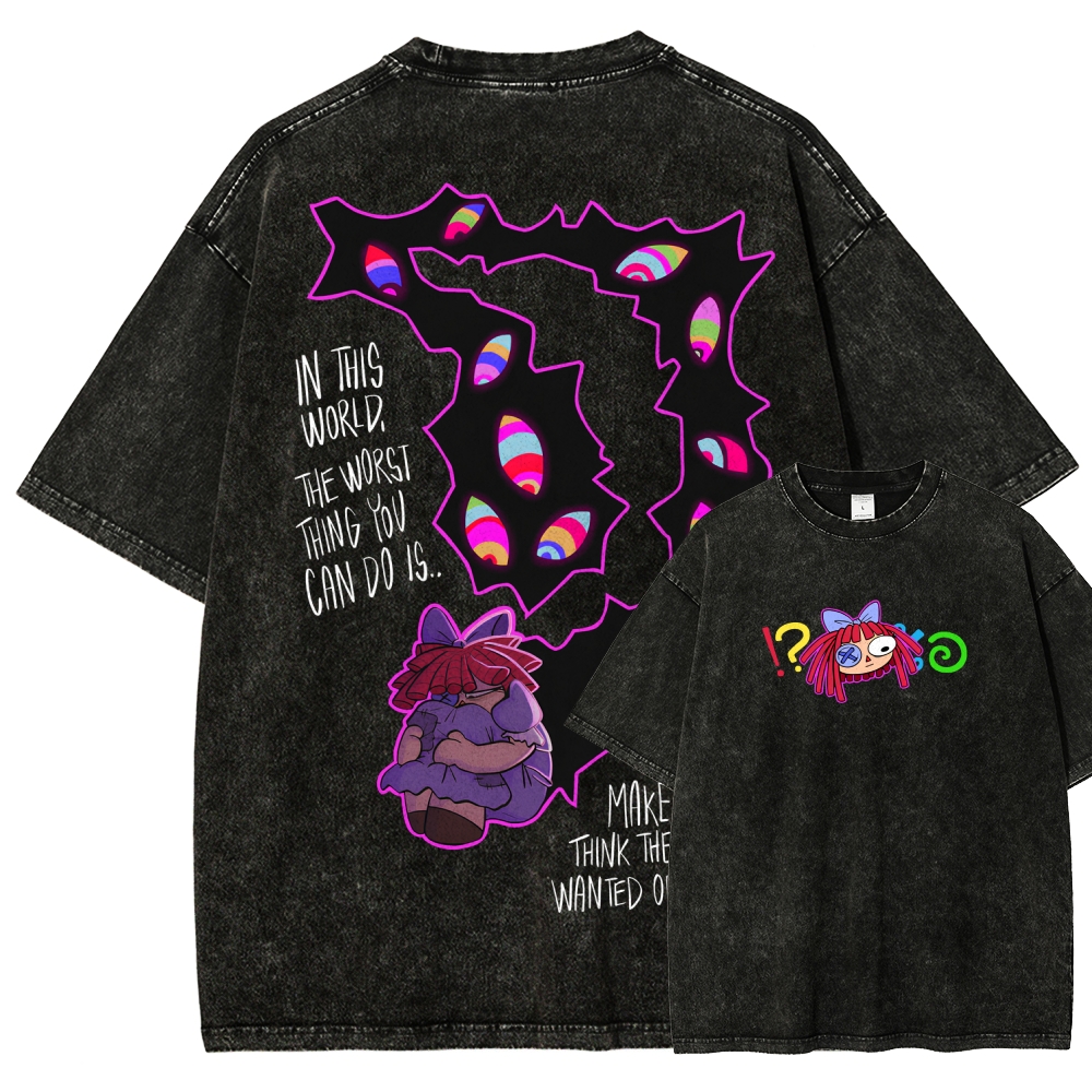 Digital Circus Unisex Fit Washed T-Shirt 2512022320