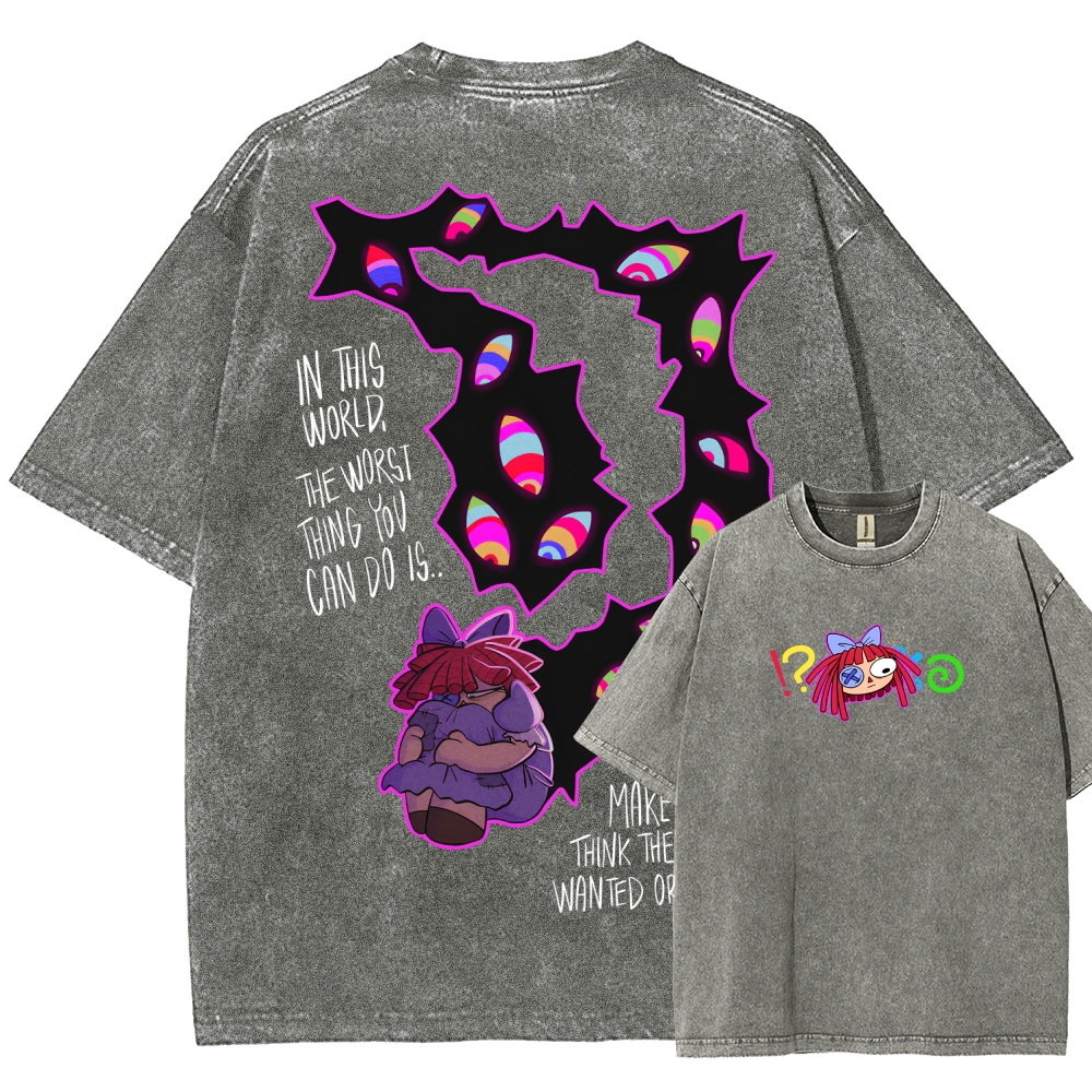 Digital Circus Unisex Fit Washed T-Shirt 2512022320