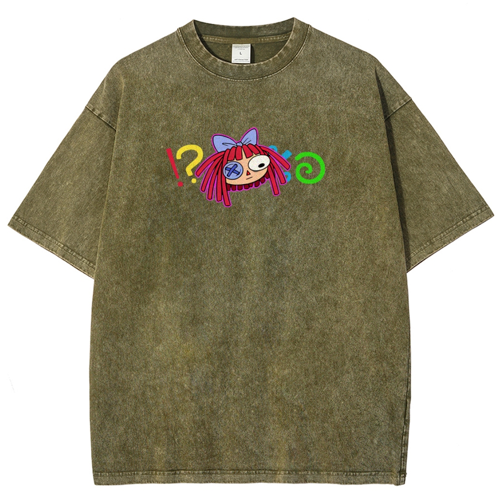 Digital Circus Unisex Fit Washed T-Shirt 2512022320