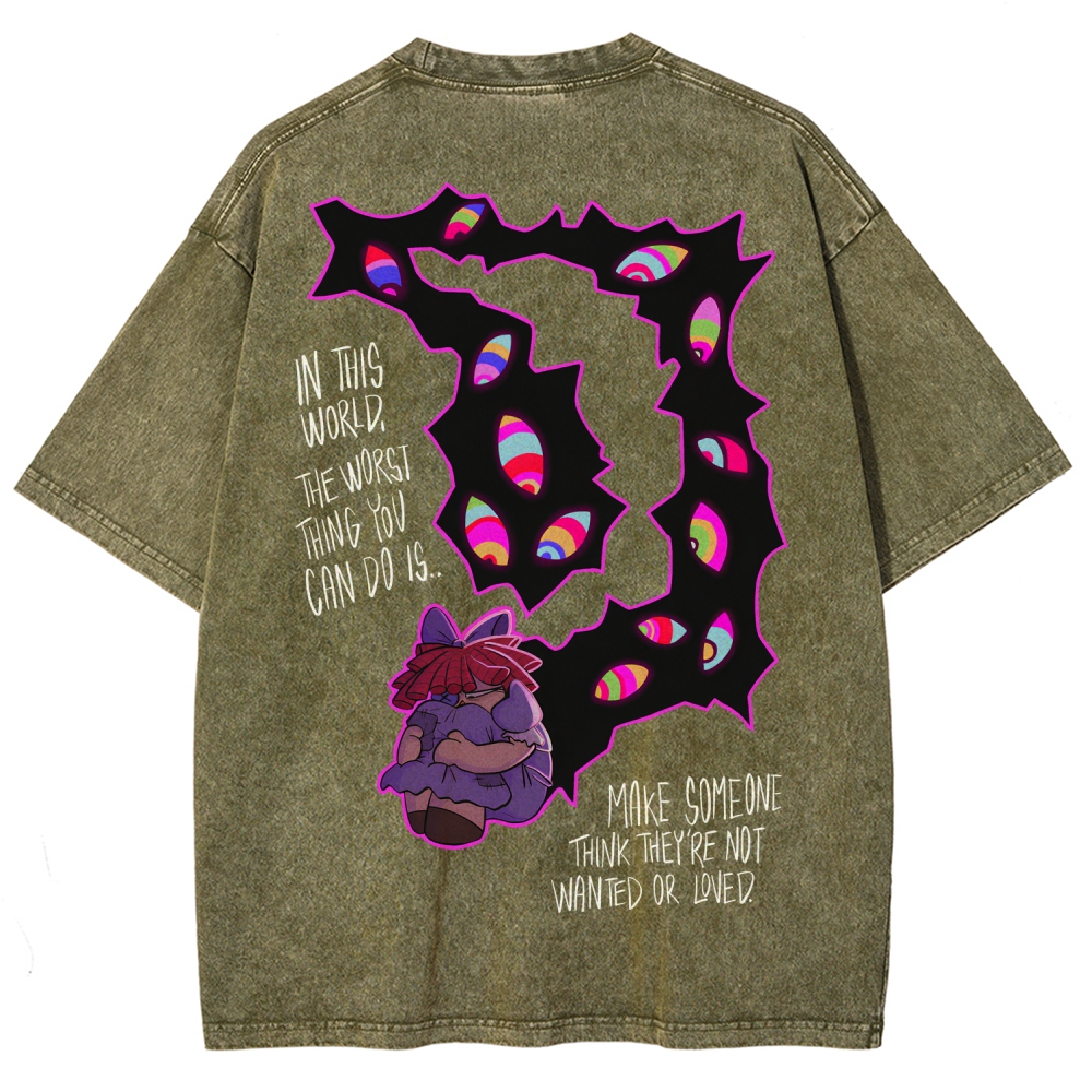 Digital Circus Unisex Fit Washed T-Shirt 2512022320