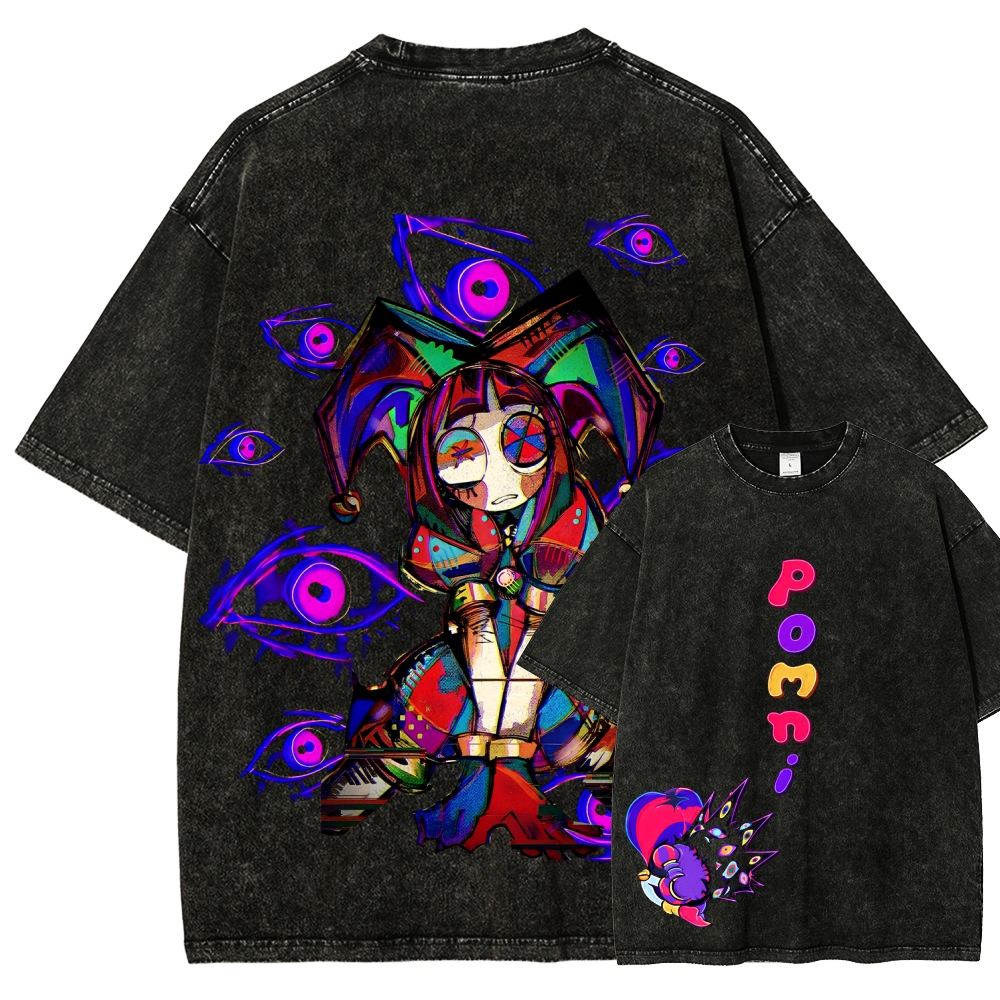 Digital Circus Unisex Fit Washed T-Shirt 2512022322