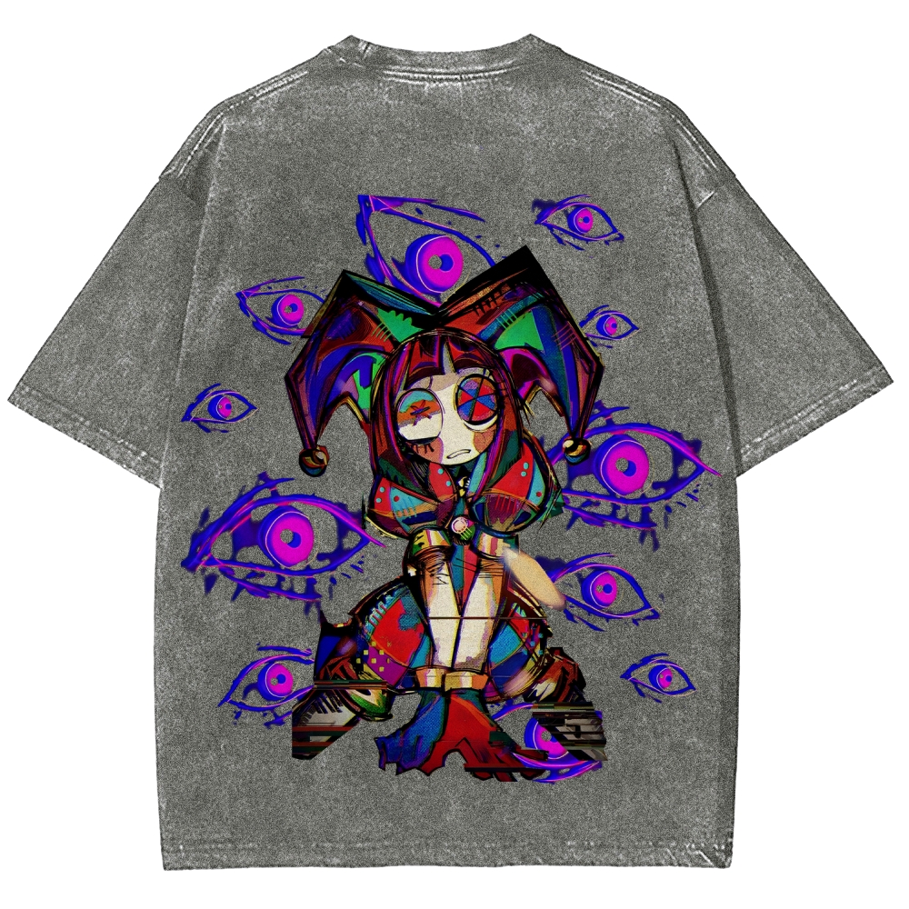 Digital Circus Unisex Fit Washed T-Shirt 2512022322