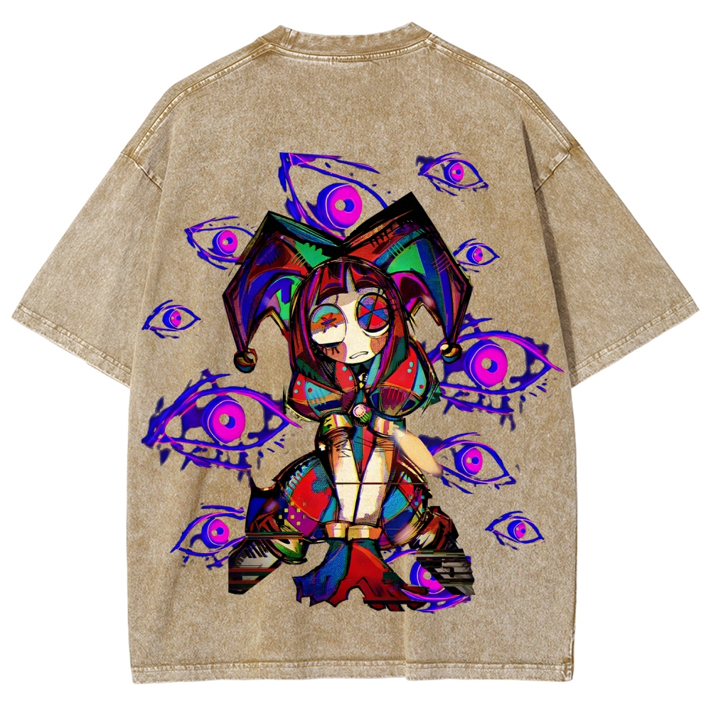 Digital Circus Unisex Fit Washed T-Shirt 2512022322