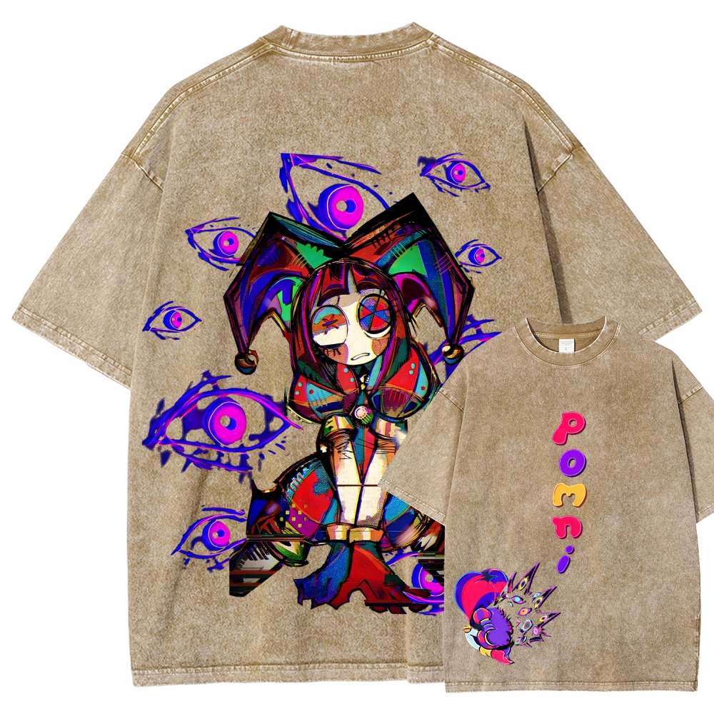 Digital Circus Unisex Fit Washed T-Shirt 2512022322