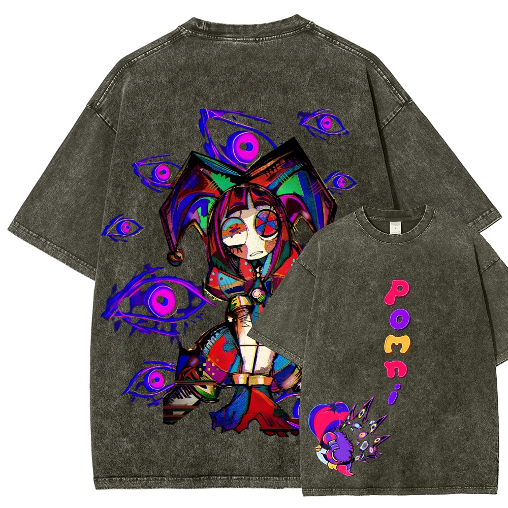 Digital Circus Unisex Fit Washed T-Shirt 2512022322