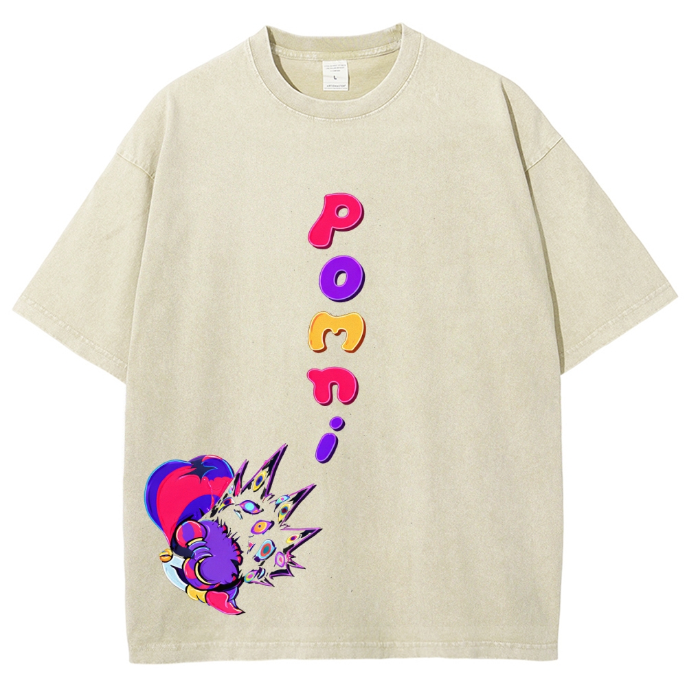 Digital Circus Unisex Fit Washed T-Shirt 2512022322