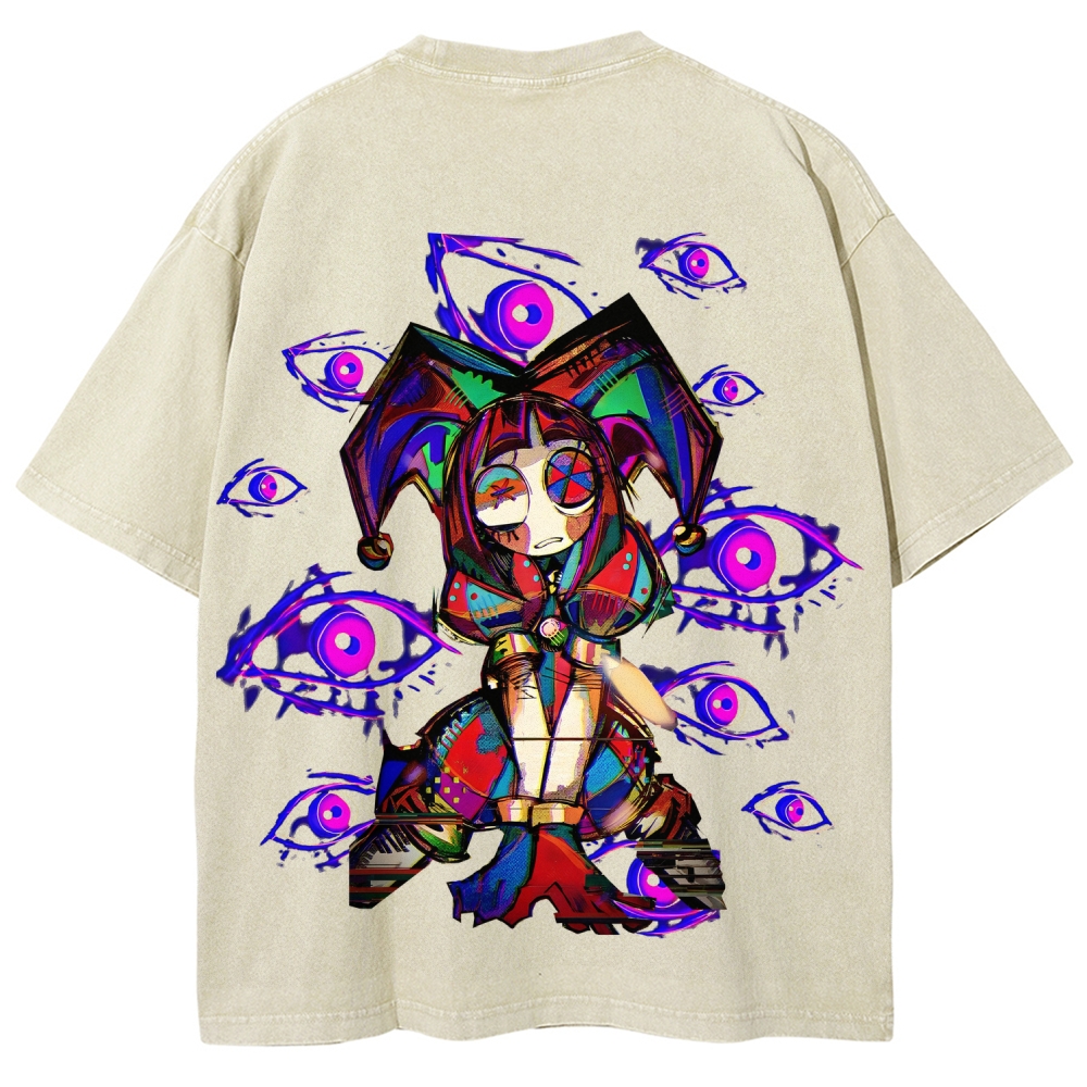 Digital Circus Unisex Fit Washed T-Shirt 2512022322