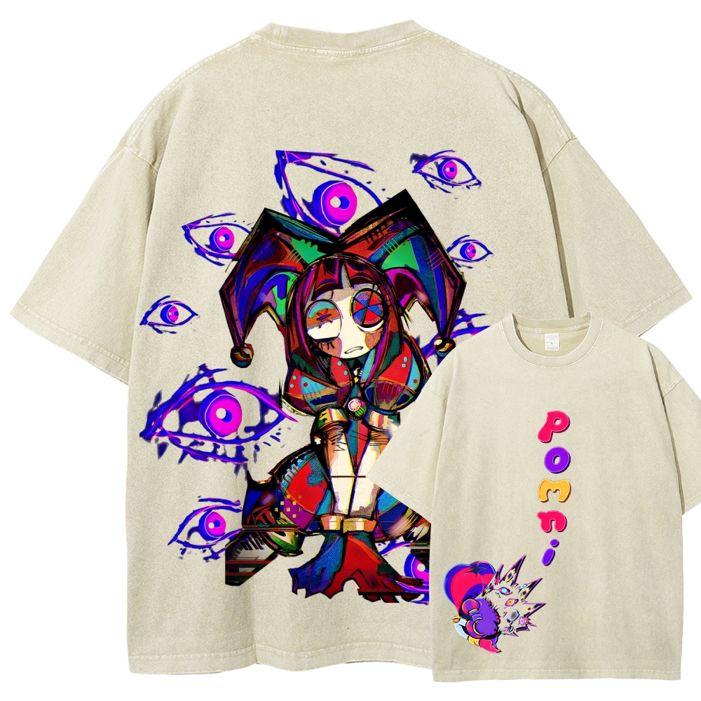 Digital Circus Unisex Fit Washed T-Shirt 2512022322