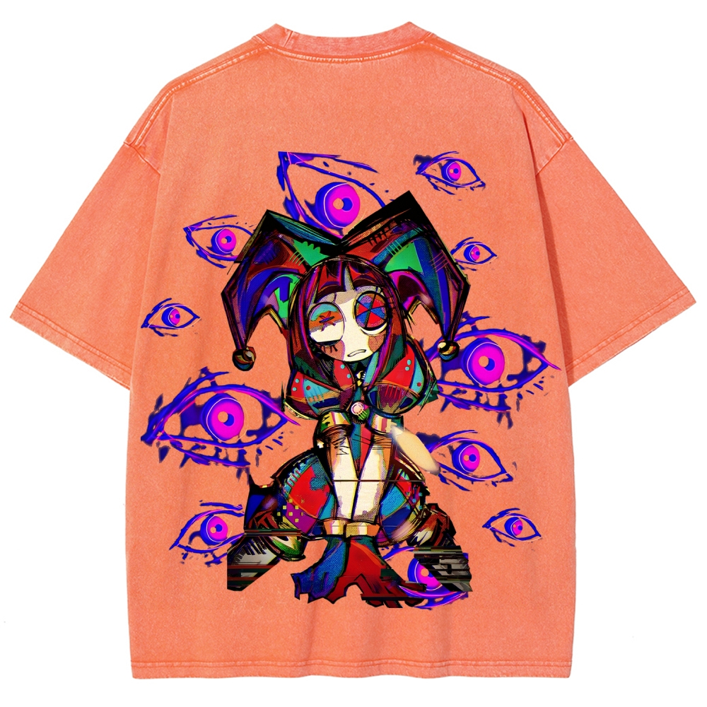 Digital Circus Unisex Fit Washed T-Shirt 2512022322