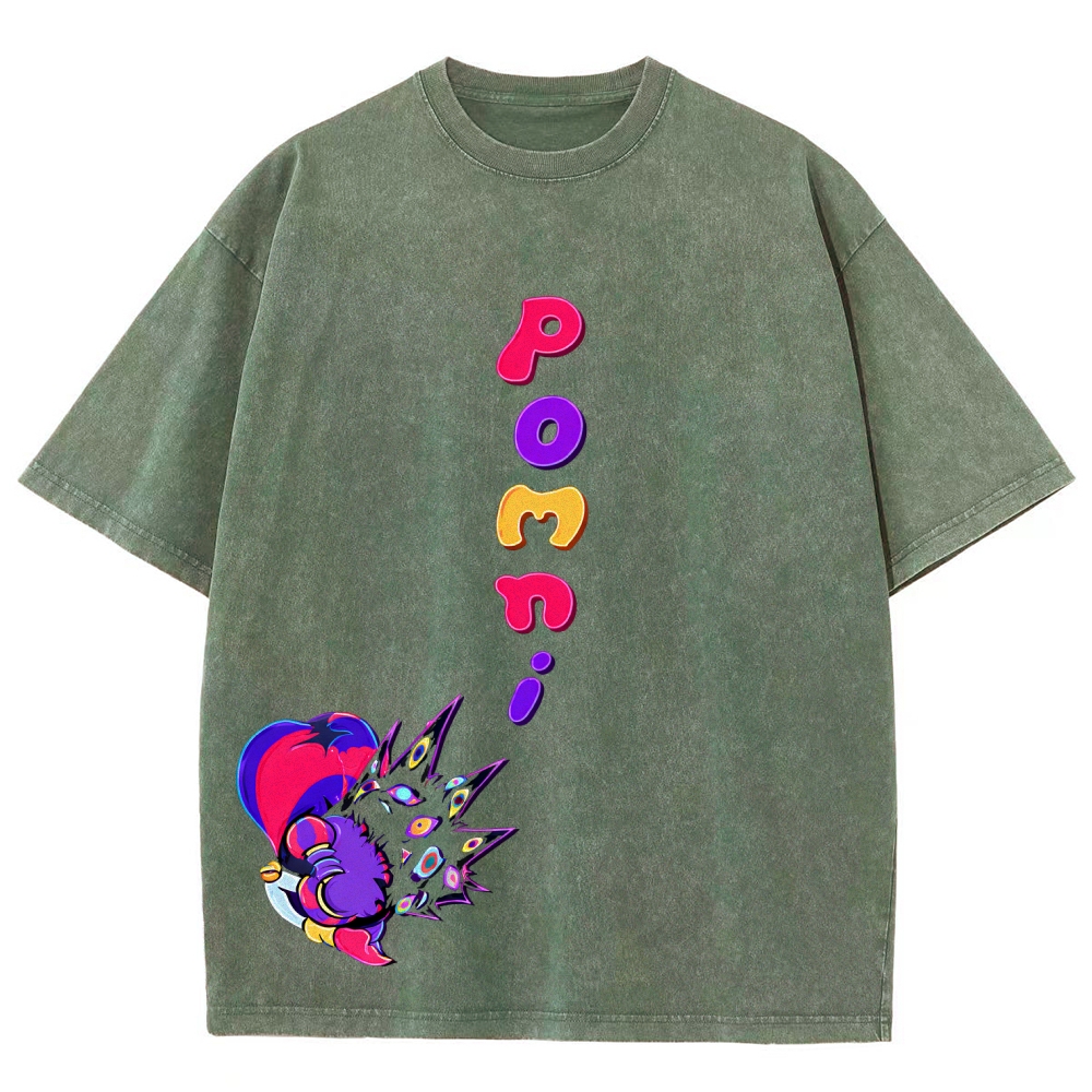 Digital Circus Unisex Fit Washed T-Shirt 2512022322