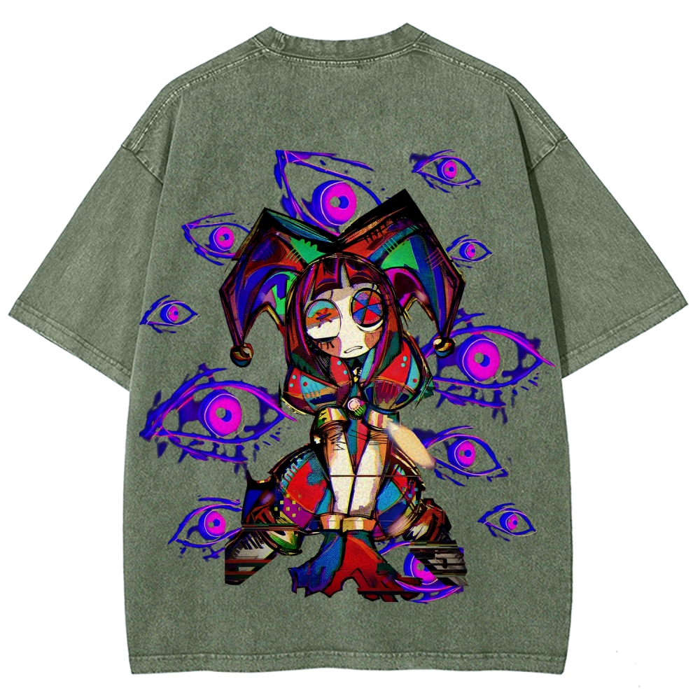 Digital Circus Unisex Fit Washed T-Shirt 2512022322