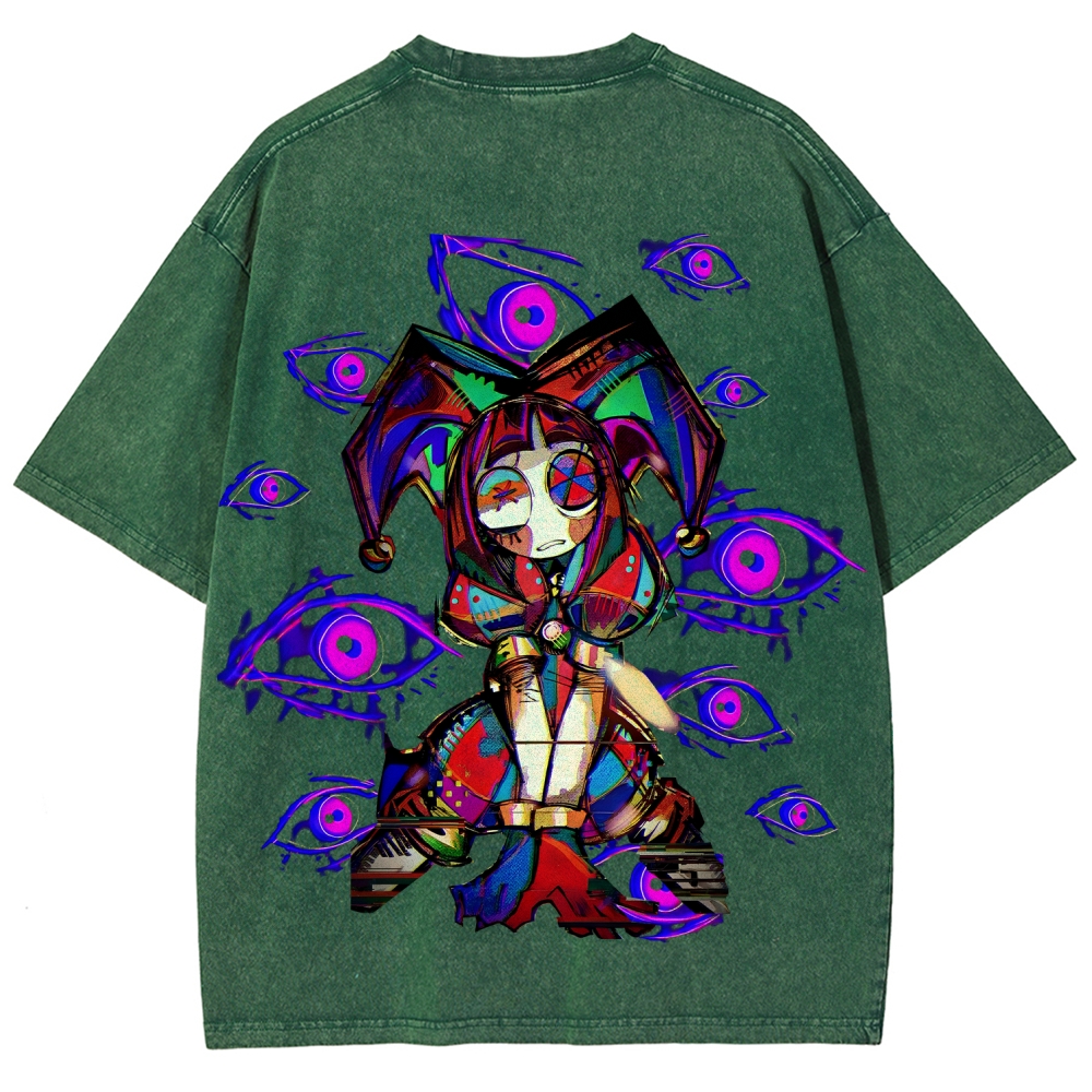 Digital Circus Unisex Fit Washed T-Shirt 2512022322