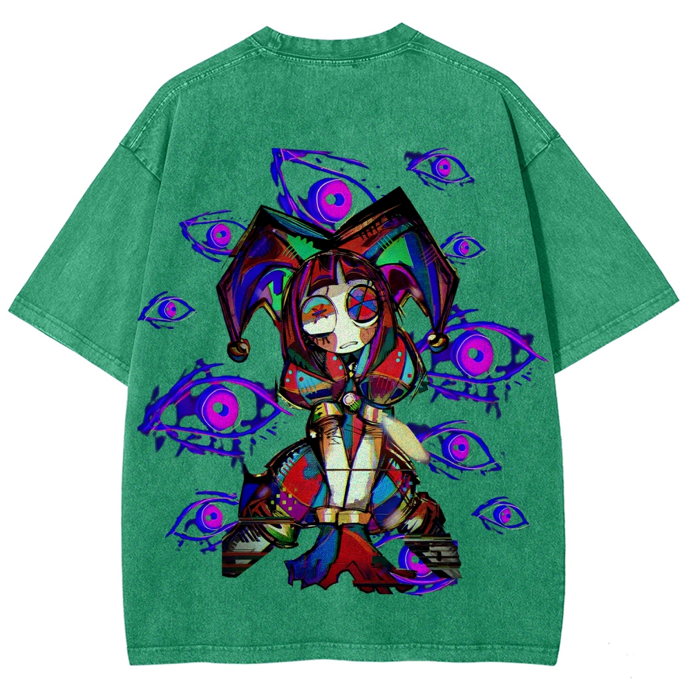 Digital Circus Unisex Fit Washed T-Shirt 2512022322