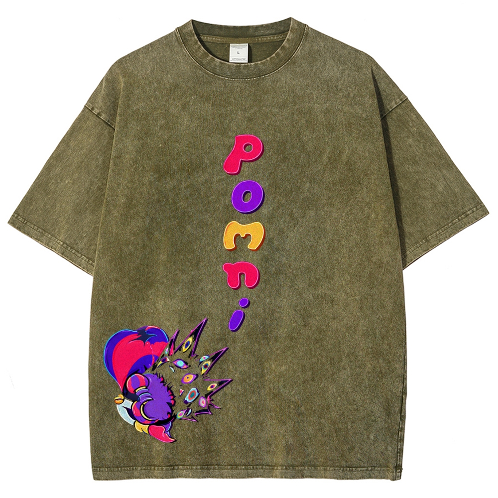 Digital Circus Unisex Fit Washed T-Shirt 2512022322