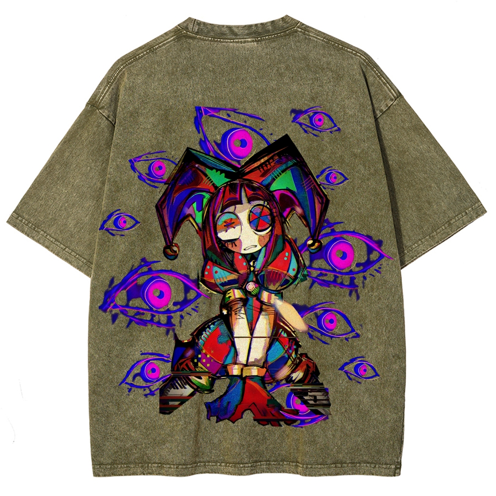 Digital Circus Unisex Fit Washed T-Shirt 2512022322