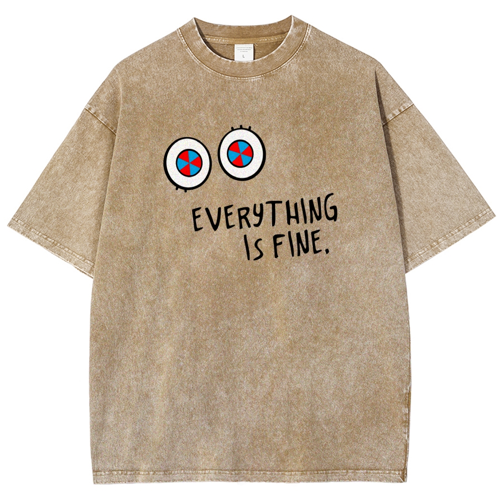 Digital Circus Unisex Fit Washed T-Shirt 2512022327