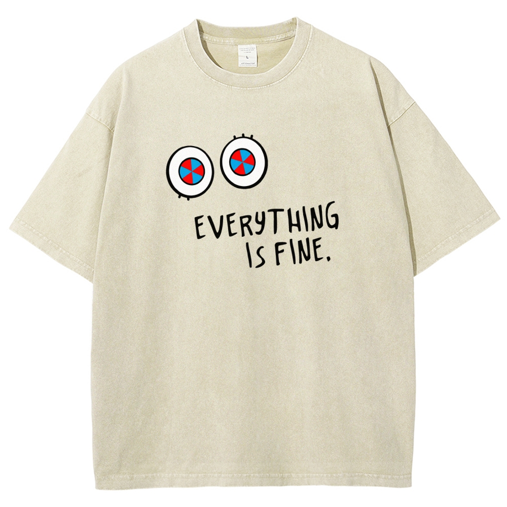 Digital Circus Unisex Fit Washed T-Shirt 2512022327