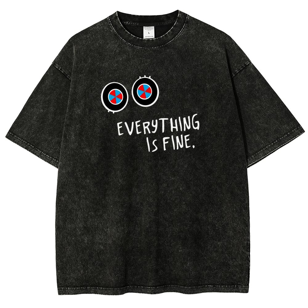 Digital Circus Unisex Fit Washed T-Shirt 2512022327