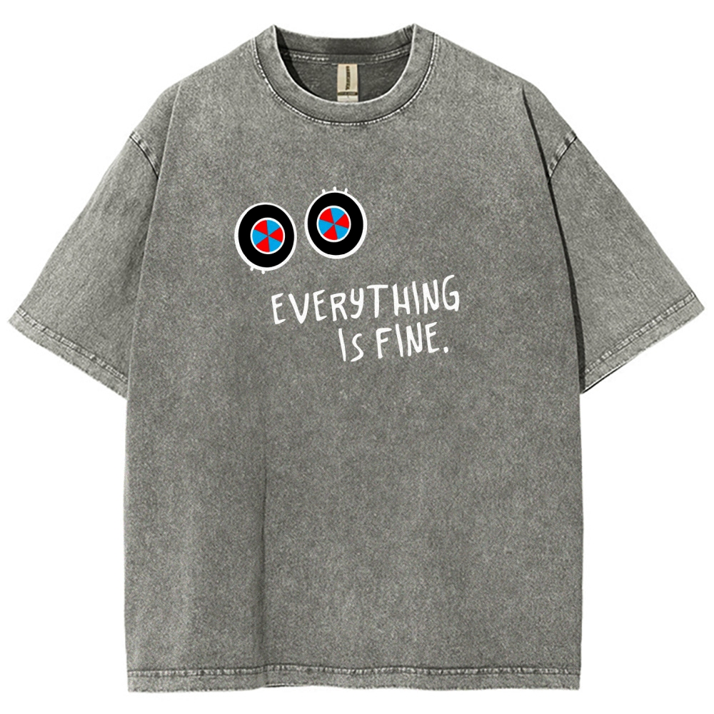 Digital Circus Unisex Fit Washed T-Shirt 2512022327