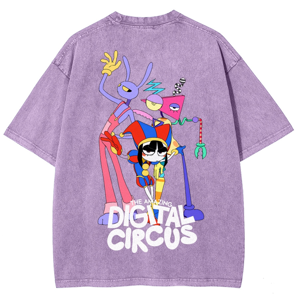 Digital Circus Unisex Fit Washed T-Shirt 2512022327