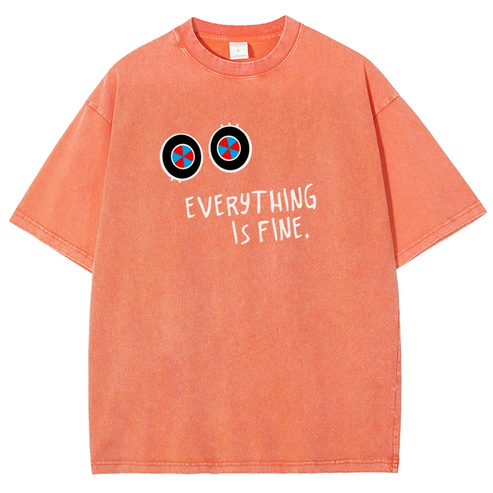 Digital Circus Unisex Fit Washed T-Shirt 2512022327