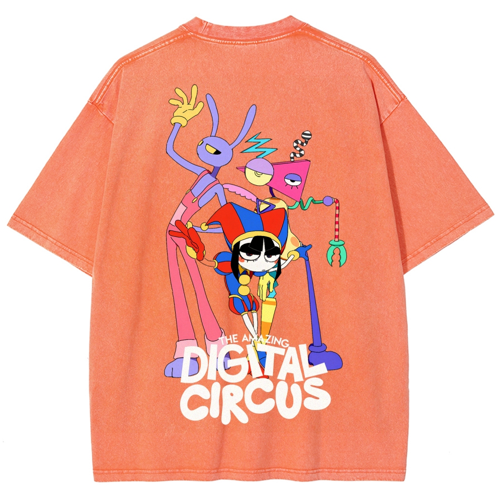 Digital Circus Unisex Fit Washed T-Shirt 2512022327