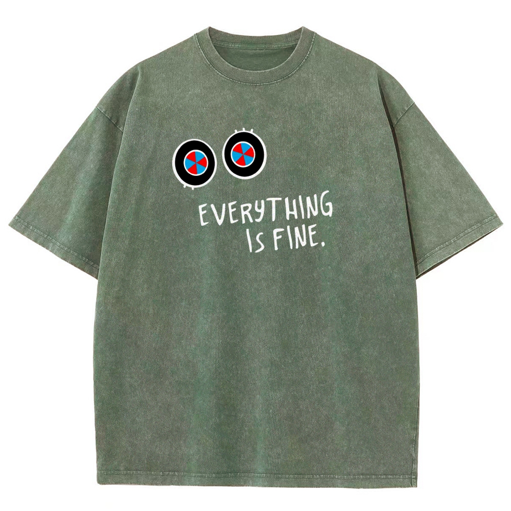 Digital Circus Unisex Fit Washed T-Shirt 2512022327