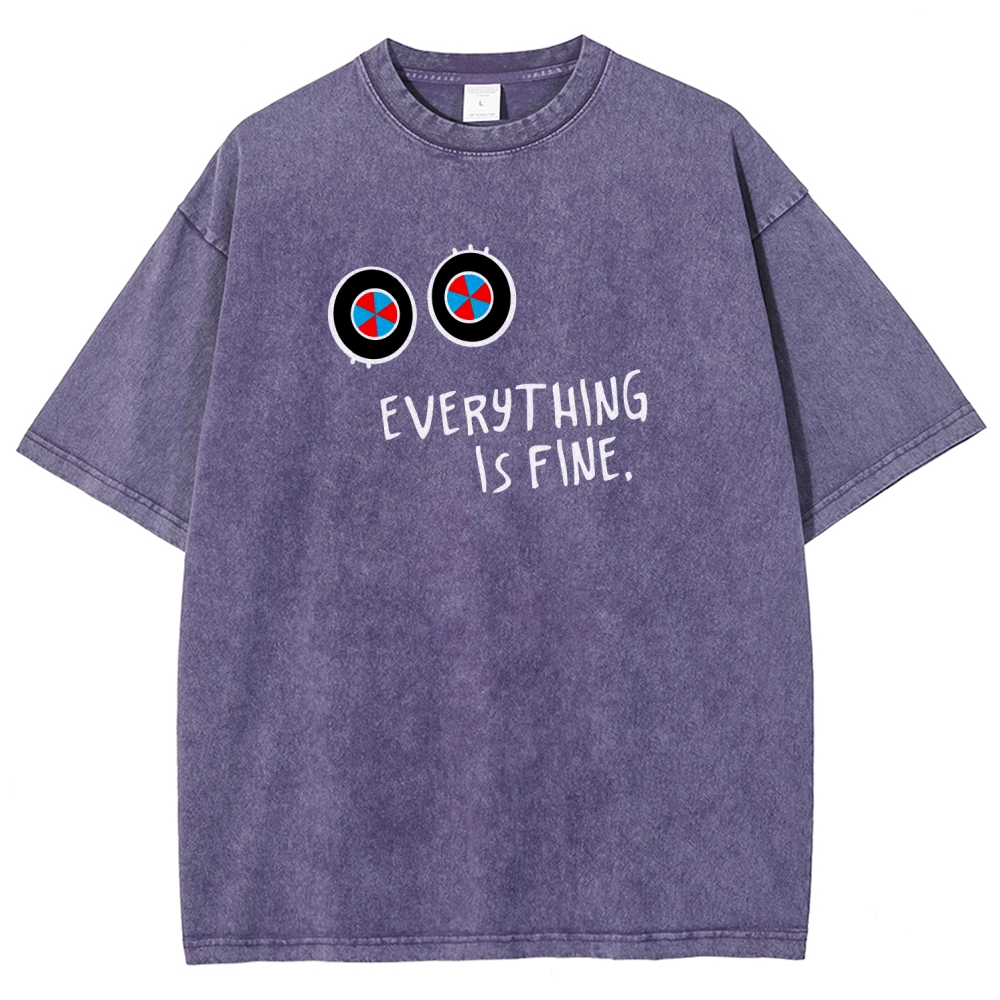 Digital Circus Unisex Fit Washed T-Shirt 2512022327